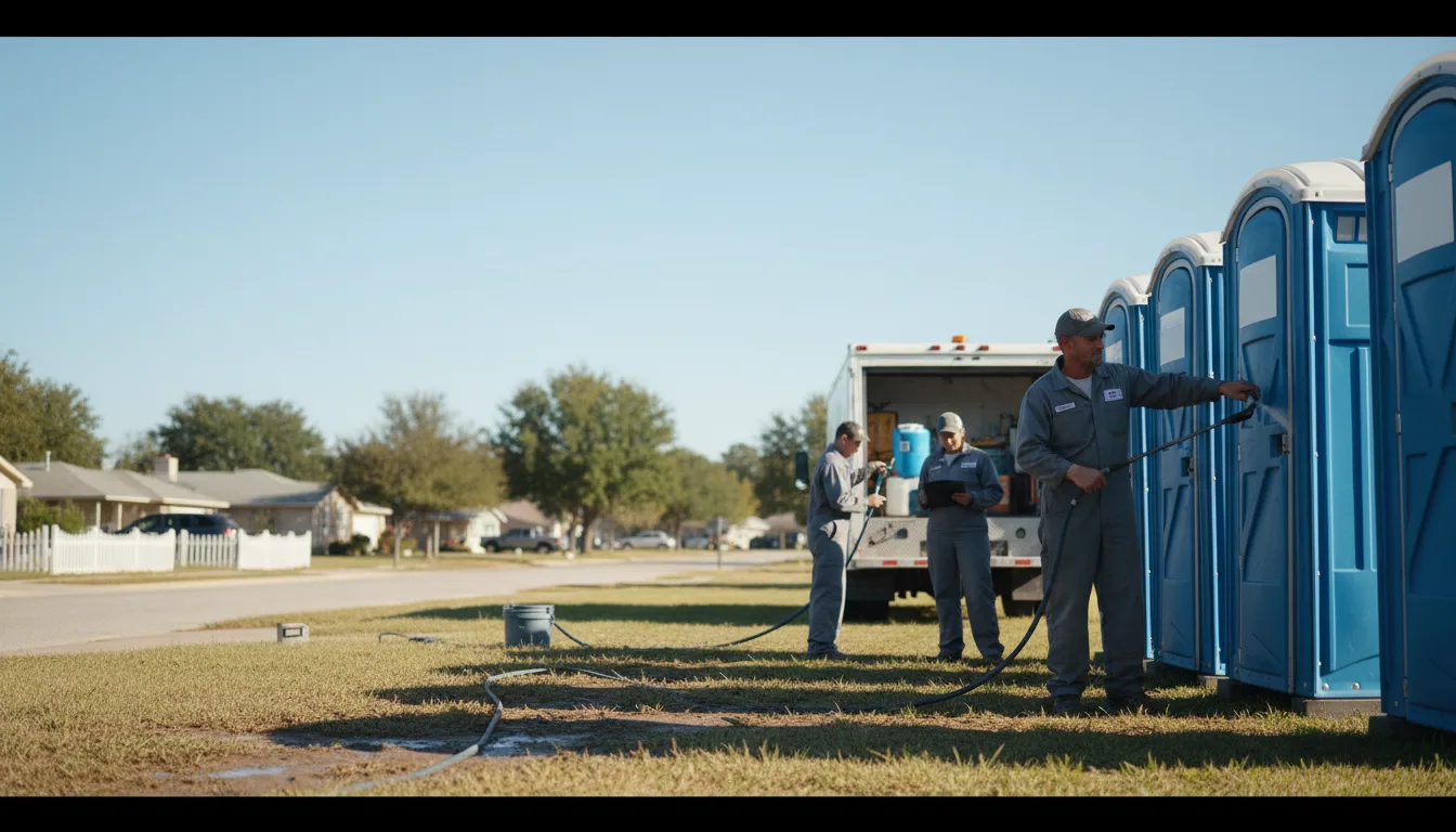 Long-Term Portable Toilet Rental in Ralls, TX near me